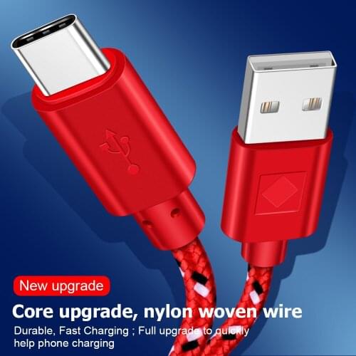 Tutew Data Fast Charging USB Type C Cable Charger for huawei p9 p10 p20 10 pro samsung S9 S10 Plus s8 Note 9 xiaomi data cable