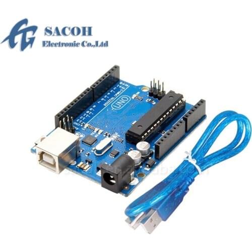 1PCS/lot New OriginaI ATMEGA328P development board R3 original version ATMEGA328P-PU TTL chip 16U2 with Cable