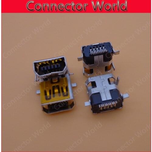 10-100pcs High Quality 10p 10pin Mini USB Connector, Mini usb charging port for Philips and digital product usb female jack 8mm
