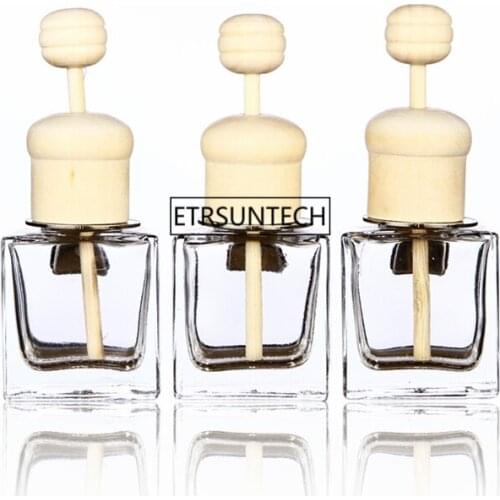 100pcs 10ml Car Air Outlet Perfume Bottle Aromatherapy Charms Air Freshener Bottle For Essential Oils Diffuser F2580