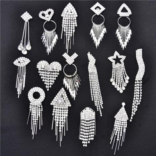 2Pcs/Lot High-End Exquisite Rhinestone Buckle Clothing Accessories Wedding Crystal Diamond Dress Decoration High Heels Shoe Diy