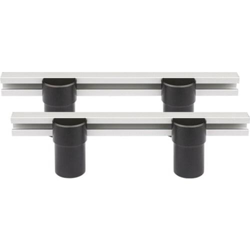 2PC Woodworking Table Workbench Baffle Block Positioning Plate Dogs Clamp Fixed Anti-slip Manual DIY Clamping Tenon Fitting Tool