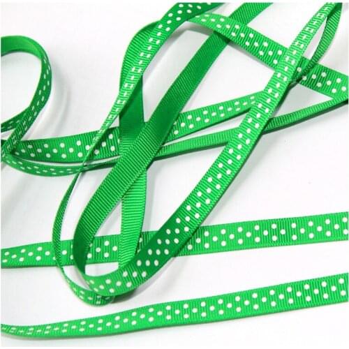 3/8'' 9mm Dots grosgrain Ribbon Dotty spot gift Hair Ribbons Accessories DP09-580