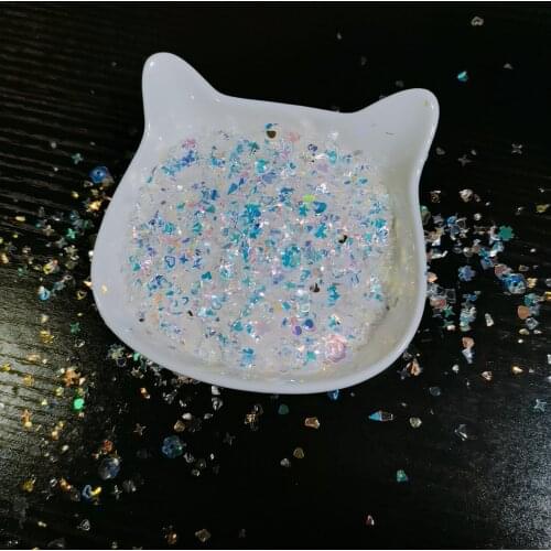 30g/opp Sprinkles IRIDESCENT BUBBLES White Shake Card Accessories Cutting Dies Stamps Embossing Diy Greeting Handmade
