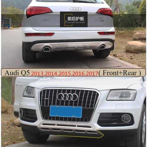 Auto BUMPER GUARD For Audi Q5 2013.2014.2015.2016.2017 BUMPER Plate High Quality Stainless Steel Front+Rear Car Accessories