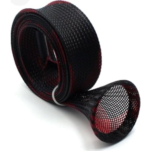 Black And Red Casting Fishing Rod Sleeves 170 Cm 30 Mm Width Fishing Rod Cover Pole Socks Jacket