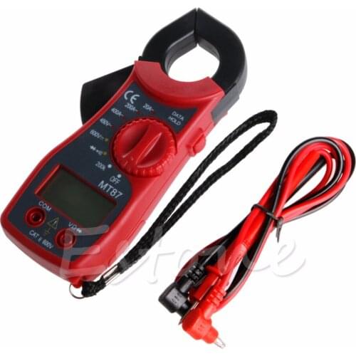 Digital LCD Clamp Multimeter AC DC Voltmeter Ammeter Ohmmeter Tester Meter New 2019