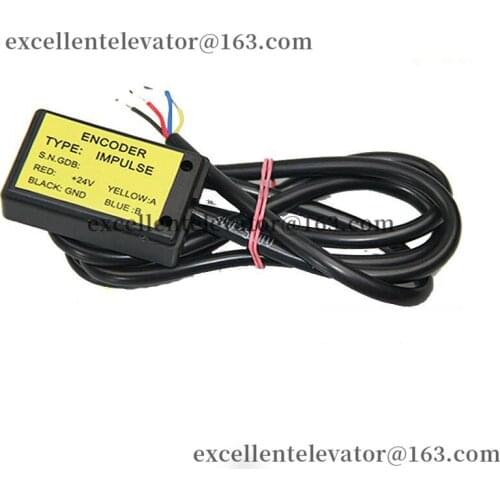 IMPULSE Lift Encoder Elevator Spare Parts for Maintenance Line Length 1.2 Meters Use for selcom