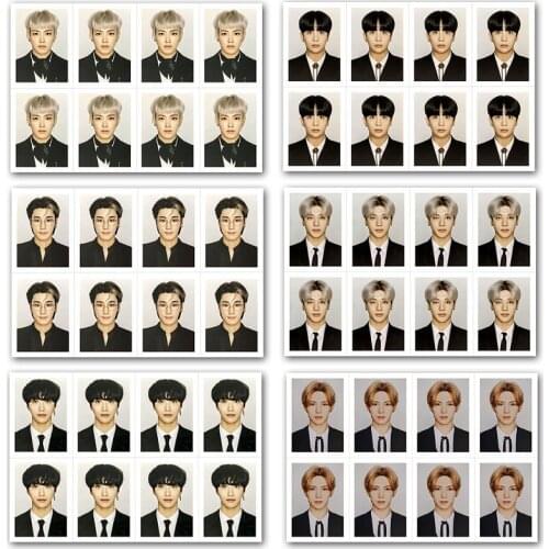 KPOP ATEEZ Combination ID Photo ZERO FEVER Surrounding One-inch Photo ATINY New Postcard JONGHO