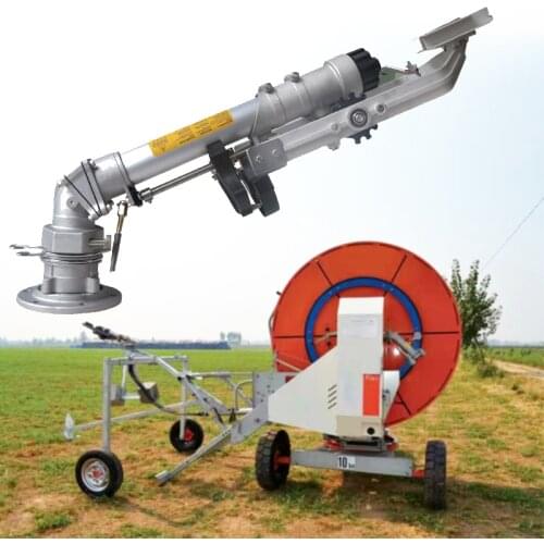 HEMAN Metal Big Rain Gun Sprinkler Longest Throwing Gear Drive Irrigation Rain Gun Sprayer for Farm Irrigation Dust Suppression