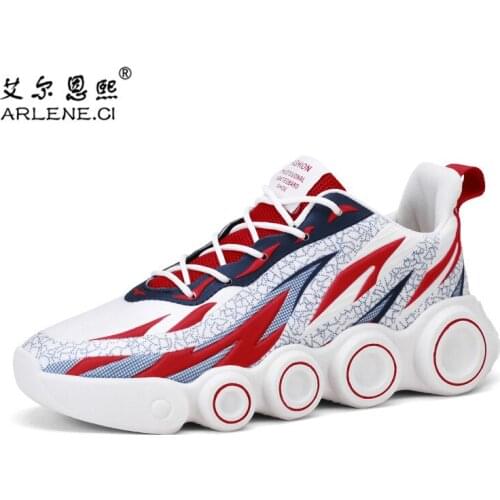 2021 Men Running Shoes Fashion Outdoor Brethable Sports Walking Casual Shoes Athletic Trainers Thick Bottom Jogging Sneakers