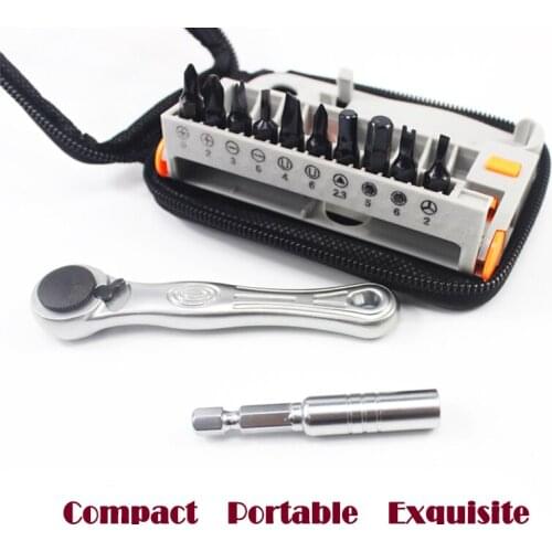 PARON 12 IN1 Mini Precision Ratchet Screwdriver Set Screw Driver Handle Shanks Bar Extension PC Electrical Device Repair Tools