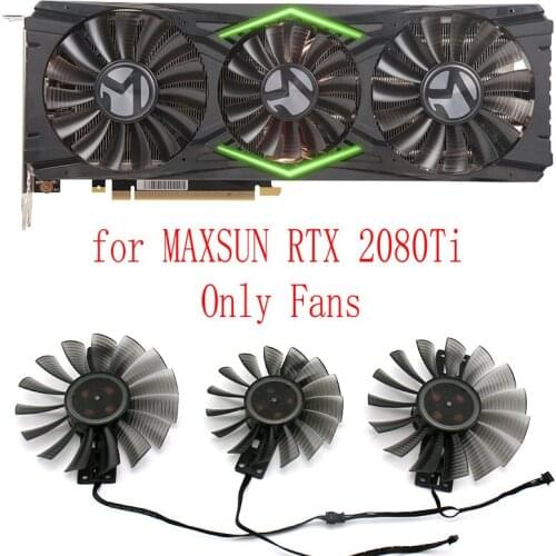 Original for MAXSUN RTX 2080Ti Video Graphics card cooling fan GA82S2M GA92S2H