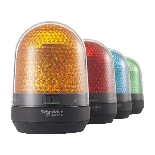 XVR3B05S Rotating beacon, 100 mm, orange, with buzzer 70…90 dB, 12...24 V DC