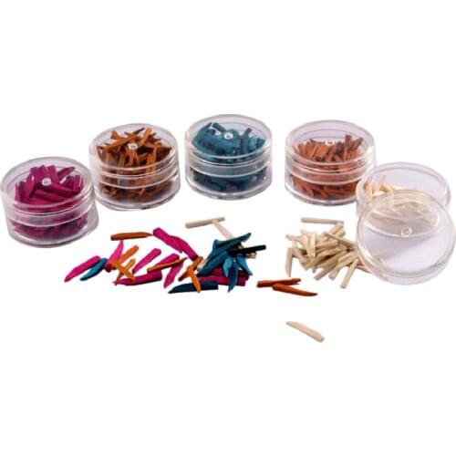 100pcs Disposable Dental Wedges Medical grade Wooden Material Lab Instrument Tooth Gap Diastema Dentist Care Tools with Box