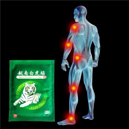 Wholesale 32Pcs/4Bags Medical Heating Vietnam White Tiger Analgesic Plasters use for Joints Rheumatoid arthritis Pain Relief Pat