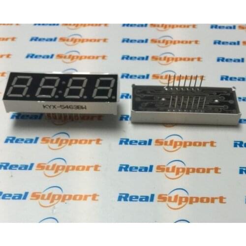 0.56inch 4digits white clock 7 segment led display 14pin