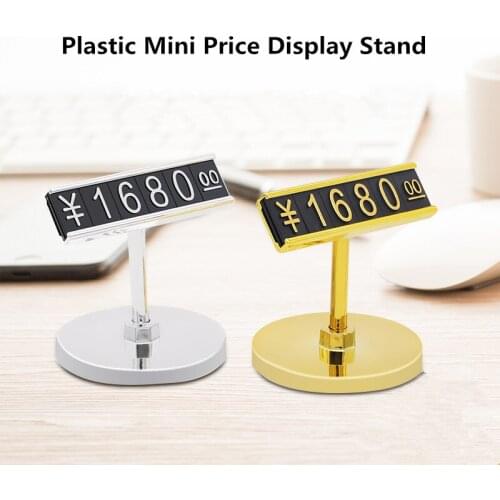 5 Pieces Plastic Mini Jewelry Pricing Cubes Price Cubes Tags Label Card Sign Stand For Jewelry Display