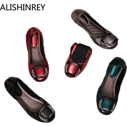 ALISHINREY Women's Moccasins