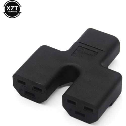 C14-2 to C21 Iec320 C14 to 2 x Iec 320 C21 AC 16A Power Adapter Converter Male to Female Socket PA-0253 High Quality