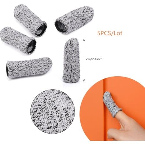 EHDIS Tint Film Wrapping Tools Finger Cover Sleeves Non-Scratch Thumb Protector Elastic Cloth Car Window Household Work Gloves