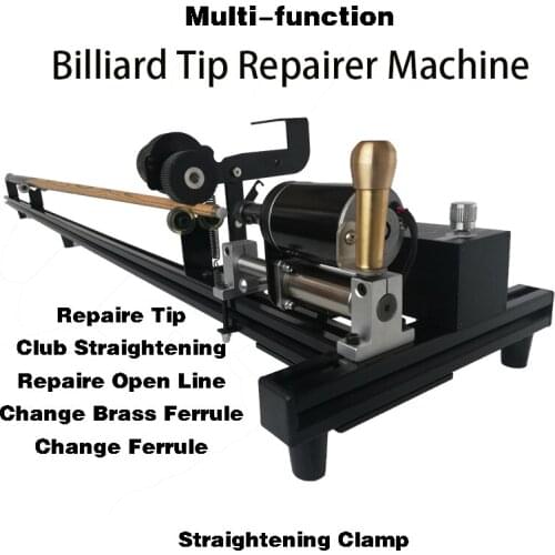 BAILI Billiard Cues Repair Tool Snooker Pool Cue Tip Repair Multi-function Billiards Maintenance Machines Accessory