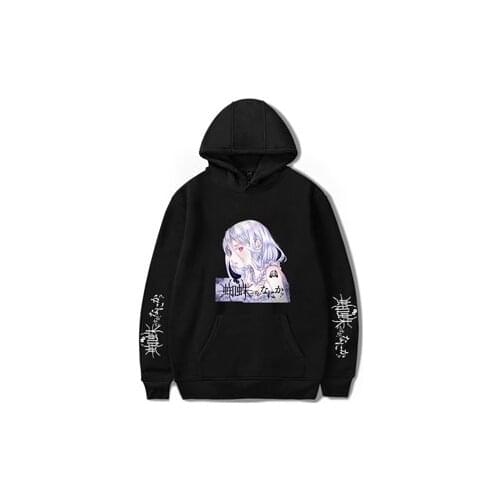 So I'm a Spider, So What? komoko Kumo Desu ga, Nani ka? Anime Hoodies Sweatshirts Men Solid fleece Hoody Male Brand Casual Tops