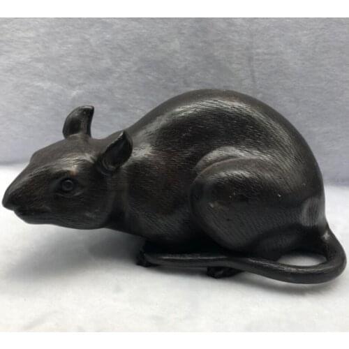 China archaize brass rat crafts statue