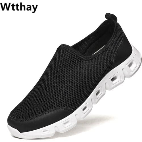 Summer Mesh Men Shoes Casual Lightweight Sneakers Men Fashion Couple Walking Shoes Breathable Mens Loafers Zapatillas Hombre