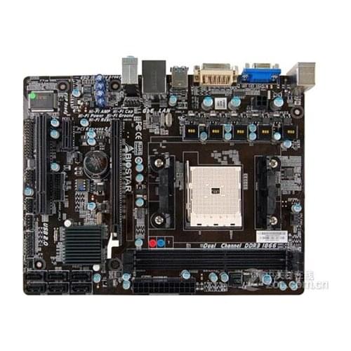 Original motherboard for Biostar Hi-Fi A75S3 DDR3 Socket FM2 USB3.0 Desktop motherborad Free shipping