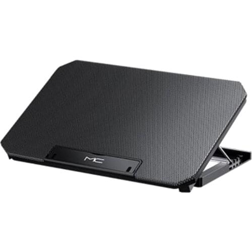Portable 15.6"-17" Notebook Laptop Cooler Pad Stand 2 Fans 2 USB Ports Black