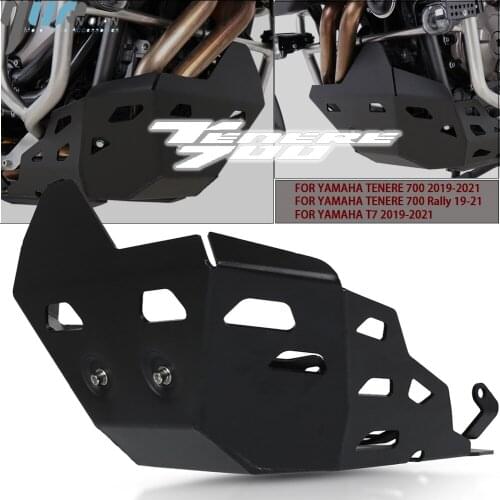 Motorbike Parts Motorcycle Accessories Skid Plate Bash Frame Guard For YAMAHA TENERE 700 TENERE700 T7 Rally 2019-2021 Aluminum