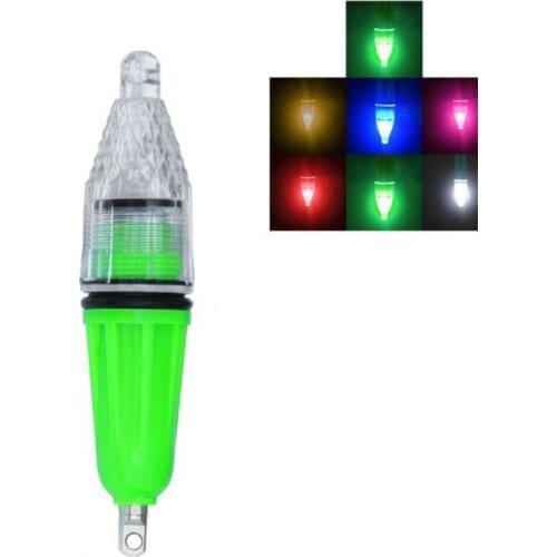 2pcs/Pack Colorful Electronic Led Battery Powered Light False Bait Deep Drop Squid Underwater Fishing Lure Lamp Flashing Tools