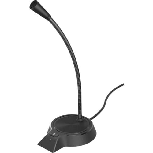 3.5mm Desktop USB Microphone Microphone Computer Game Anchor Live K Song Conference Capacitor for Laptop Voice Desktop