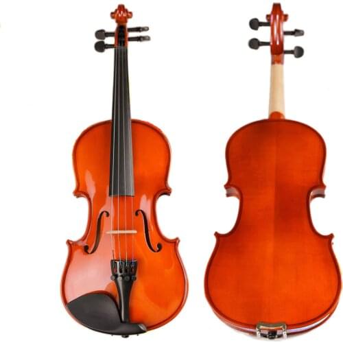 Acoustic Violin 4/4 3/4 1/4 1/8 Natural Fiddle handcraft Violino With Case Mute Bow High-Grade Manual Oil-Based Paint Pattern