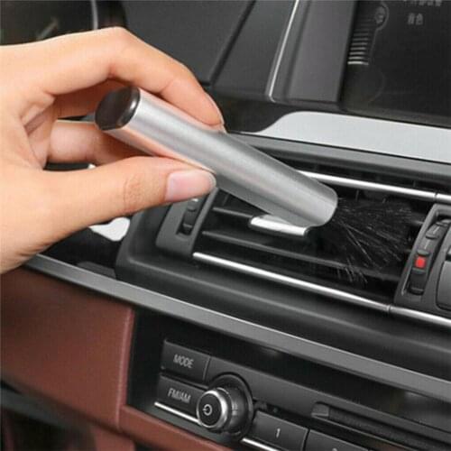Car Retractable Cleaning Brush Air Conditioner Computer Wool Cleaning Handle Plastic Telescopic Keyboard Goods Car Small Br O9X4