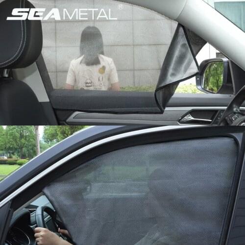 Car Curtain Interior Front Rear Window Curtains Auto Sun UV Blocking Window Screening Vehicle SunShade Curtain Goods Accessories