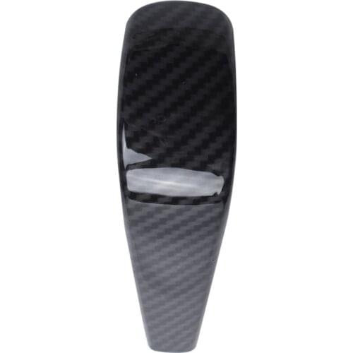 For Bmw E90 E92 E93 E87 3 Series 2005-2012 Carbon Fiber Color Abs Gear Shift Knob Head Cover Trim Car Accessories