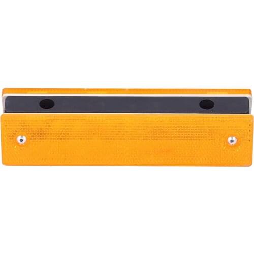 Road Markings Rectangle Reflective Sign Road Plug Marking for Road Warning Systems Yellow