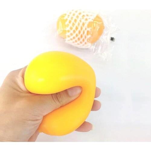 Mango Squeeze Toys Simulated Squeeze Toys Mango Shape Mini Soft Elastic Fruit Stress Relieving Toy for Kids