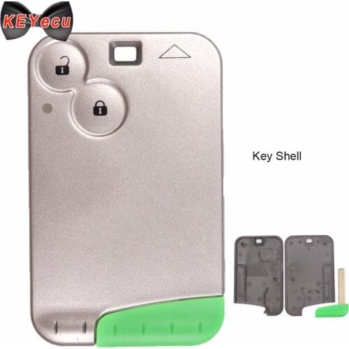 KEYECU for Renault Laguna Espace Vel-Satis Remote Control Key Cover Shell Case Fob Housing 2 Button