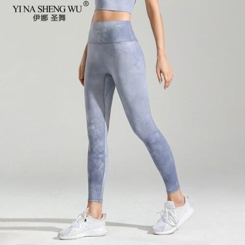Tie Dye Leggings Sport Women Fitness Sexy High Waist Yoga Pants Colorful Sports Tights Running Workout Gym Clothing Sportswear