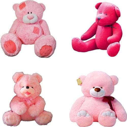 Three Ratels QC553 cute Plush toys pink Bear Home decoration nursery sticker refrigerator toilet laptop gift Decal