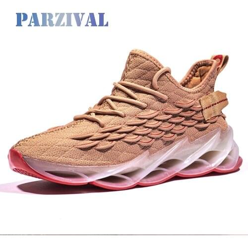 PARZIVAL Men Designer Sneakers Mens Running Shoes Summer Breathable Sneakers Zapatos De Mujer Walking Shoes Size 39-46