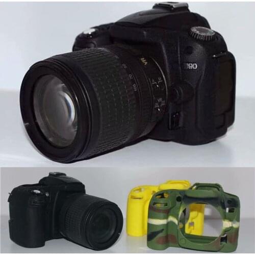Camera Soft Silicone Rubber Protector Skin Case for Nikon D90
