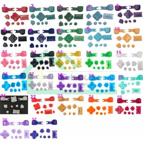 20 set Replacement L R A B D-Pad key button Set for GameBoy Advance SP for GBA SP Buttons kit
