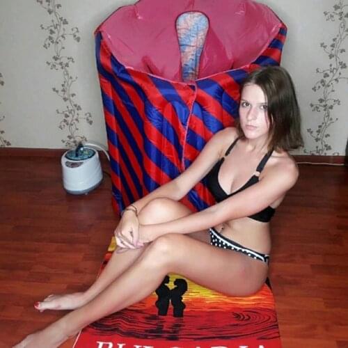 Inflatable Portable Steam Sauna HOME SAUNA SPA STEAM BATH Lose Weight Detox Therapy Steam Fold Wet Sauna Cabin Relieve Pressure