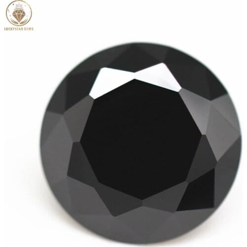 Wholesale 1000pcs 0.8mm-4mm Black CZ Beads Round Cut Cubic Zirconia Loose Gemstone for Hot Sale DIY Jewelry Accessories Making