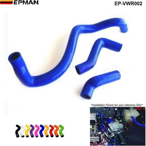 Silicone Intercooler Induction Intake Turbo Radiator hose kit For VW Bora / Golf Jetta IV 1.8T 99 - 05 (3pcs) EP-VWR002