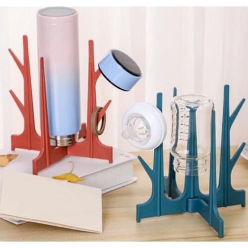 Bottle Drying Rack Pacifier Cleaning Dryer Drainer Storage Creative Tree Branch Drying Rack Baby Feeding Bottles Drain Racks